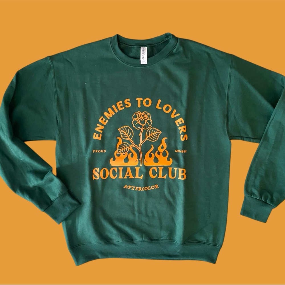 Bookish Enemies to Lovers Sweatshirt Hoodie Reader Booktok Fantasy Book Novel